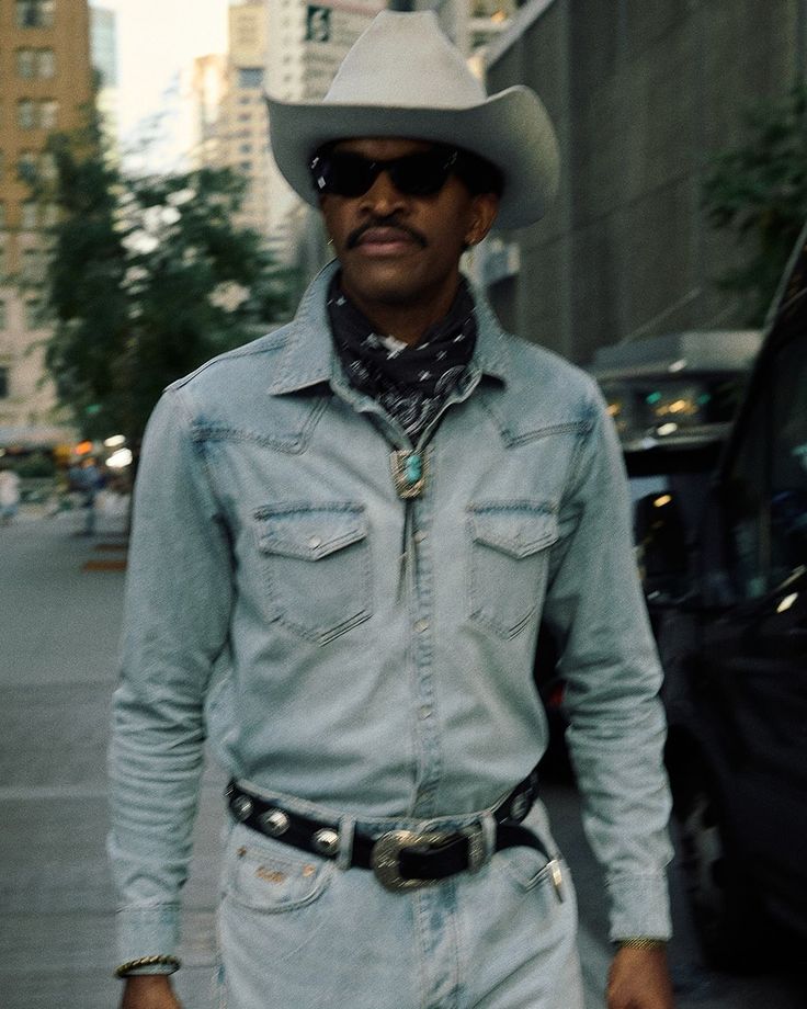 @ksubi reimagines Western style with a rebellious twist in their latest collection, “This Is Not A Rodeo.” The capsule features menswear and womenswear, blending cowboy-core aesthetics with Ksubi’s signature attitude. Key pieces include the Oh G Jacket and Bronko denim for men, while women’s favorites like the Low Rider and Soho denim are updated with decorative inlays. Lit or Lame ⁉️ — Follow: @trendsetterstyle_ for Daily Fashion/Streetwear News, Trends, Drops & More!! - #Ksubi #ThisIsNo... Cowboy Streetwear, Denim Menswear, Cowboy Core, Cowboy Denim, Core Aesthetics, Denim For Men, Mens Fashion Denim, Low Rider, S Signature