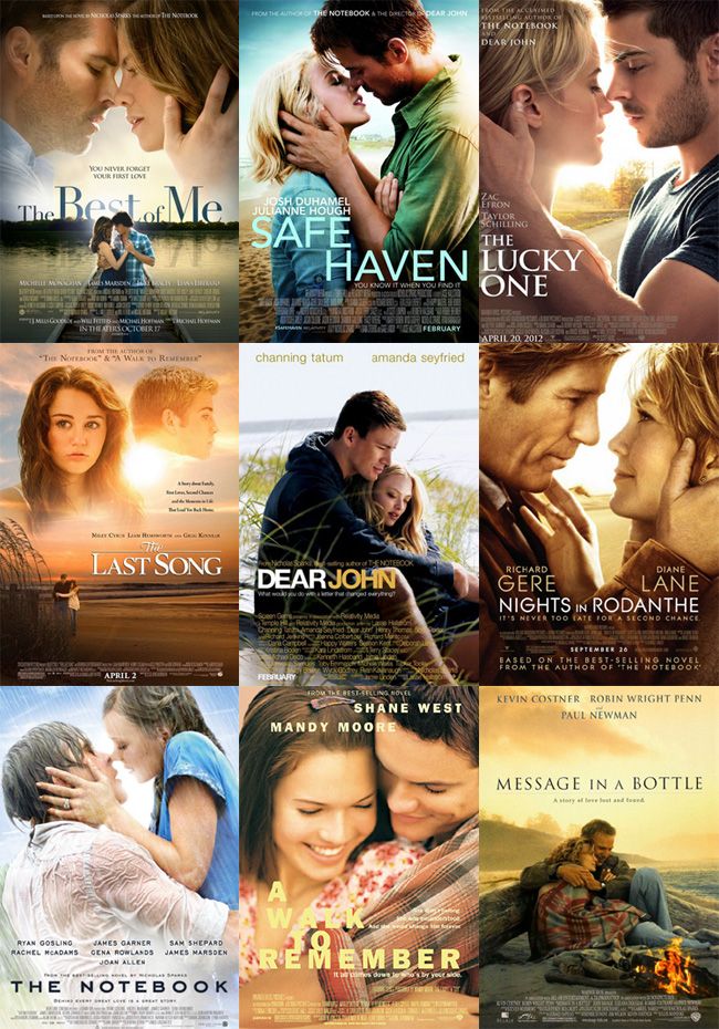 many different movie posters are shown together