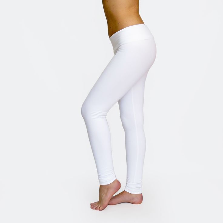 White yoga pants, workout leggings, running tights in fast-drying, functional fabric with wide ribbing to hold in and shape waist. ♥The model wear: S size - White THICK I use high quality material! The regular white is ideal for all seasons and on your butt will be a bit see through. The white THICK is warm (ideal for autumn and winter) and on your butt will be a bit see through. ♥ SHIPPING * International FedEx Priority shipping - Delivery time is about 1-4 workdays to worldwide. ♥ DETAILS * Ma Full Length Stretch Running Bottoms, Full Length Micro-elastic Yoga Pants For Running, Micro-elastic Full-length Running Pants, Micro-elastic Long Yoga Pants For Training, Tight Long Yoga Pants For Running, Elastane Leggings For Yoga, Tight Long Running Yoga Pants, Functional Stretch White Yoga Pants, Full-length Stretch Yoga Pants For Running