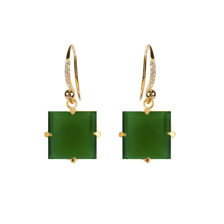 The Tabitha Earrings, crafted from semi-precious stones, feature a fish hook closure and showcase a unique, art deco-inspired colorful square design. Notably lightweight, they offer both style and comfort. View this post on Instagram A post shared by 𝔹𝕠𝕦𝕟𝕜𝕚𝕥 𝕁𝕖𝕨𝕖𝕝𝕣𝕪 (@bounkitnyc) Elegant Rectangular Earrings With Gemstone Accents, Elegant Rectangular Gemstone Accented Earrings, Elegant Rectangular Gemstone Accent Earrings, Luxury Rectangular Earrings For Evening, Square Pendant Earrings For Gift, Gift Earrings With Square Pendant For Pierced Ears, Gift Square Pendant Earrings For Pierced Ears, Luxury Rectangular Gemstone Earrings, Elegant Square Jewelry For Evening