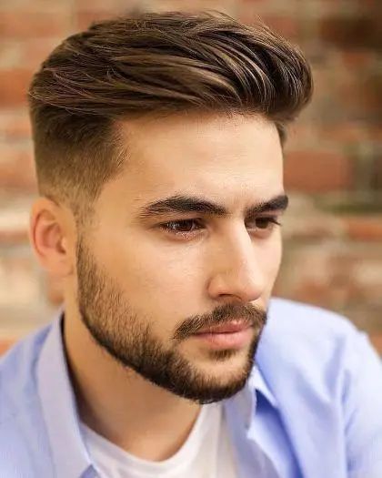 Top 30 Professional & Business Hairstyles for Men | Haircut Inspiration Partition Hairstyle, Modern Quiff, Trendy Mens Hairstyles, Male Hairstyles, Mens Hairstyles With Beard, Beard Styles Short, Gents Hair Style, Kadeřnické Trendy, Hairstyle Men