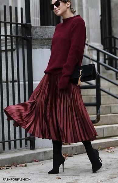 Bordeaux. Rok Outfit, Skirt Diy, Eve Outfit, New Years Eve Outfits, Looks Street Style, Trik Fotografi, Black Women Fashion, Looks Chic, Fashion And Style