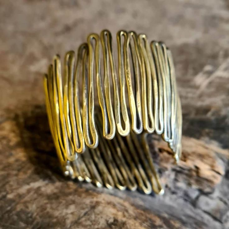 Adjustable Brass Bangle For Formal Occasions, Formal Adjustable Brass Bangle, Ceremonial Gold Brass Cuff Bracelet, Bohemian Yellow Gold Bracelets For Wedding, Hand Forged Brass Cuff Bracelet In Silver, Handmade Brass Elegant Cuff Bracelet, Hand Forged Silver Cuff Bracelet In Brass, Hand Forged Silver Brass Cuff Bracelet, Handmade Elegant Brass Cuff Bracelet