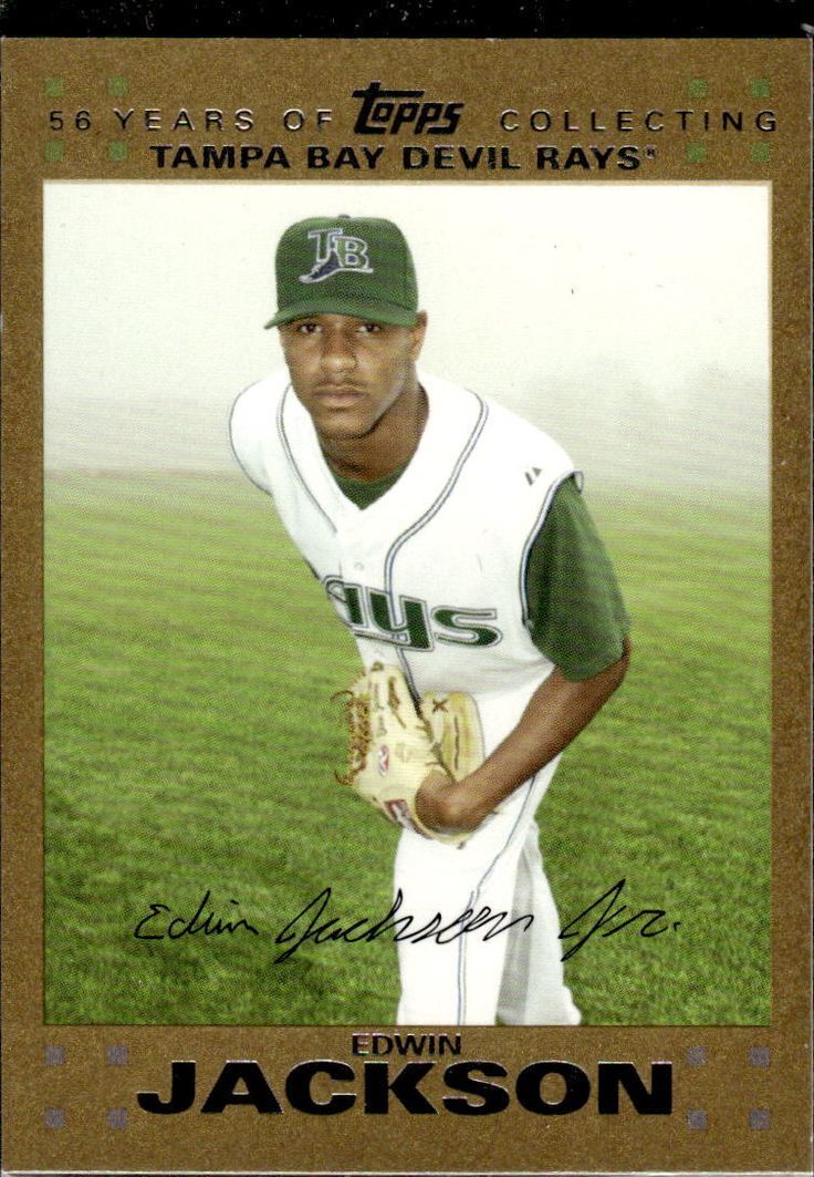 a baseball card with a man holding a glove