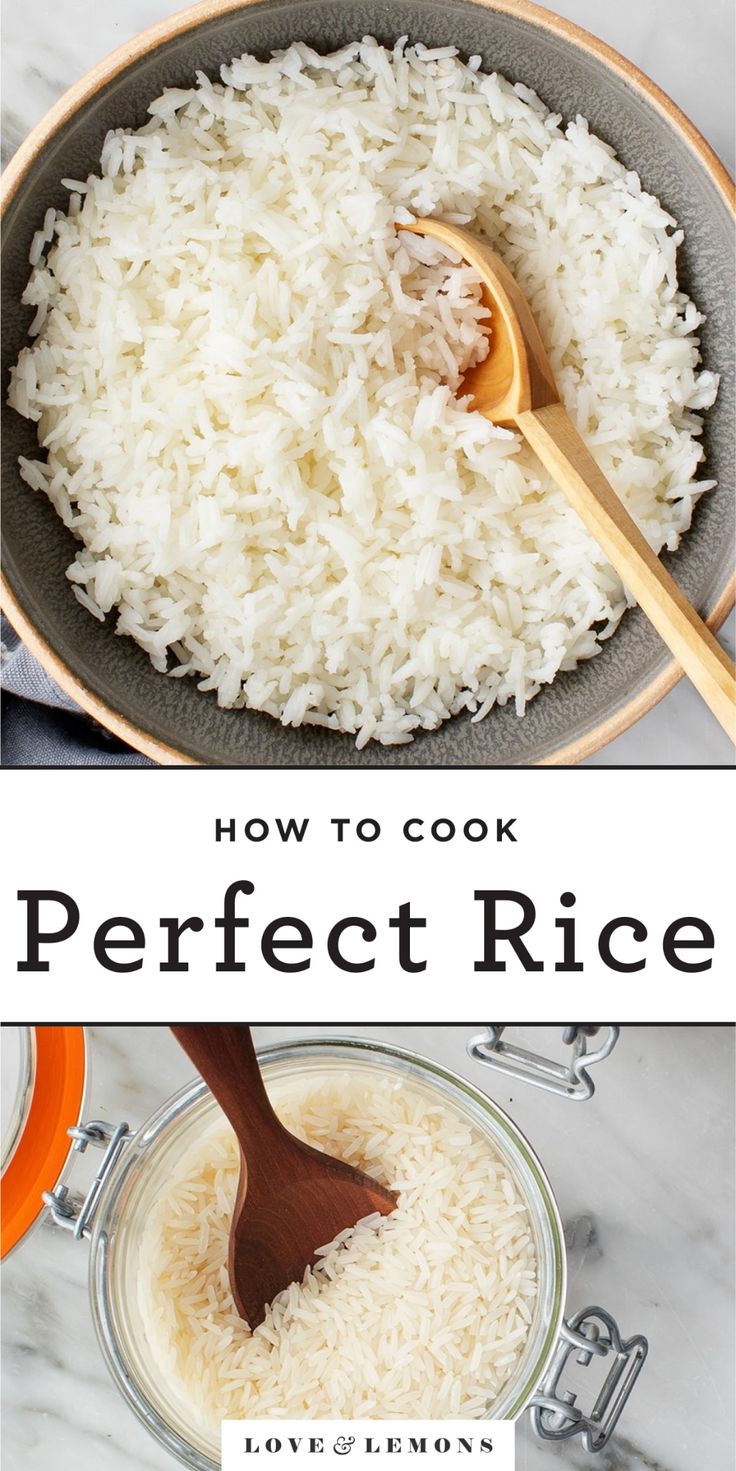 how to cook perfect rice in a pot