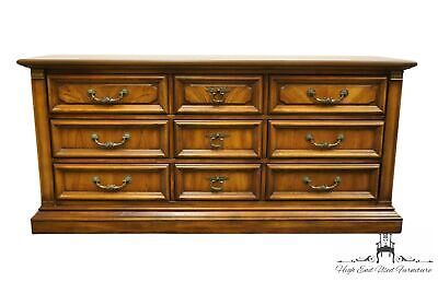 a large wooden dresser with many drawers