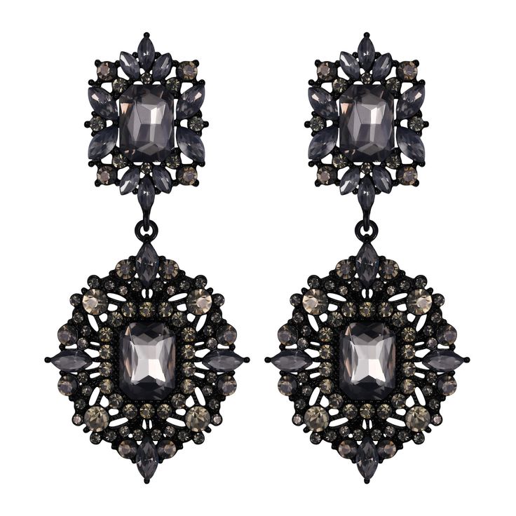 PRICES MAY VARY. ❤️【FASHION DESIGN】: These Bridal Rhinestone Chandelier Earrings made of Sparkling Rhinestone Crystal, premium craft with a good cut, the color is stunning and multi-faceted, gorgeous and allow you look outstanding in the crowd. ❤️【NICKEL FREE】: Length: 8.2cm(3.2"), Width: 3.8cm(1.5"), Each Earring Weight: 18g. ❤️【PERFECT GIFT】: These Wedding Art Deco Earrings are the perfect statement pair for day and night wear, will make you charmer and elegant, beautiful, and attractive. It's Gatsby Chandelier, Wedding Art Deco, Dangle Earrings Wedding, Jewelry Fashion Trends, Deco Vintage, Art Deco Wedding, Rhinestone Bridal, Night Wear, Wedding Art