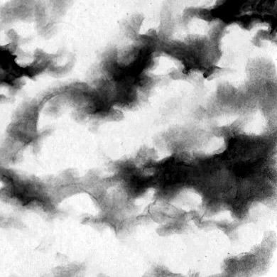 black and white photograph of clouds in the sky