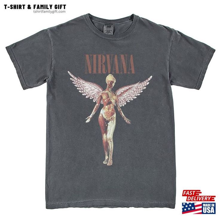 New Rare Nirvana In Utero Retro Unisex T-Shirt Hoodie Check more at https://tshirtfamilygift.com/product/new-rare-nirvana-in-utero-retro-unisex-t-shirt-hoodie/ Nirvana Hoodie, Nirvana In Utero, Nirvana Shirt, In Utero, Trending Tshirts, Nirvana, Family Shirts, Cool T Shirts, Cool Shirts