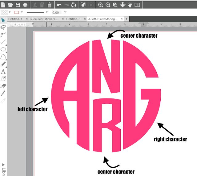 the font and numbers are labeled in this graphic design software program, which allows you to create your own type of logo