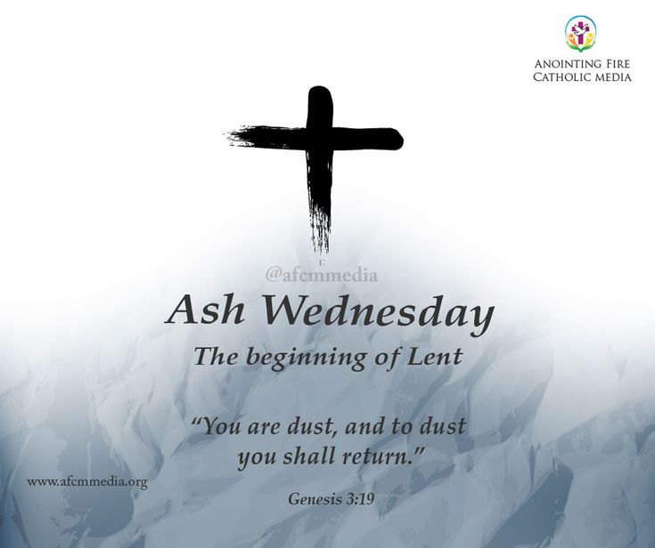 a cross with the words ash wednesday on it and an image of mountains in the background