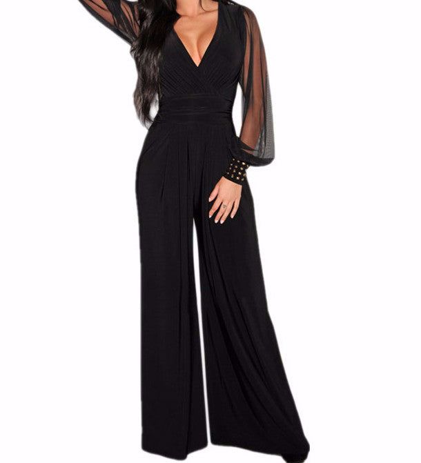 Item Type: Jumpsuits & RompersGender: FemaleDecoration: NoneFit Type: RegularPattern Type: SolidStyle: CasualType: JumpsuitsFabric Type: BroadclothMaterial: Polyester, SpandexLength: Full Length ﻿SKU: 24206 Loose Romper, Embellished Jumpsuit, Rompers Dressy, Backless Long Dress, Wide Leg Romper, Long Tank Tops, Jumpsuit Dressy, Red Romper, Army Fashion