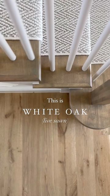 this is white oak flooring with the words'this is white oak'on it