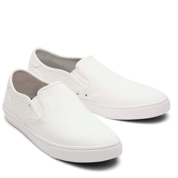 Toms Baja Slip On Loafer White Canvas Sneakers Nwt No Box Size 11.5 Never Worn Still New With Tags No Box. See Photos. Details: Breathe Easy. The Baja Is Our Breathable, Sleek Slip-On That Provides Equal Parts Style And Support. Textile Upper Custom Toms Rubber Outsole Ortholite Eco Lt Insole For Lightweight Cushioning Made With Plant Derived And Recycled Materials 100% Vegan Dual Gore For Easy On-And-Off Bundle & Save! Offers Welcome . Hundreds Of Items To Choose From. Questions? Leave A Commen Classic White Slip-ons With Flat Heel, Comfortable White Flat Heel Slip-ons, White Classic Slip-on Sneakers With Round Toe, Classic White Slip-on Sneakers With Textured Sole, White Slip-ons With Rubber Sole And Flat Heel, White Canvas Shoes With Rubber Sole For Everyday, Classic White Slip-on Sneakers With Round Toe, White Classic Round Toe Slip-on Sneakers, Comfortable White Flat Loafers