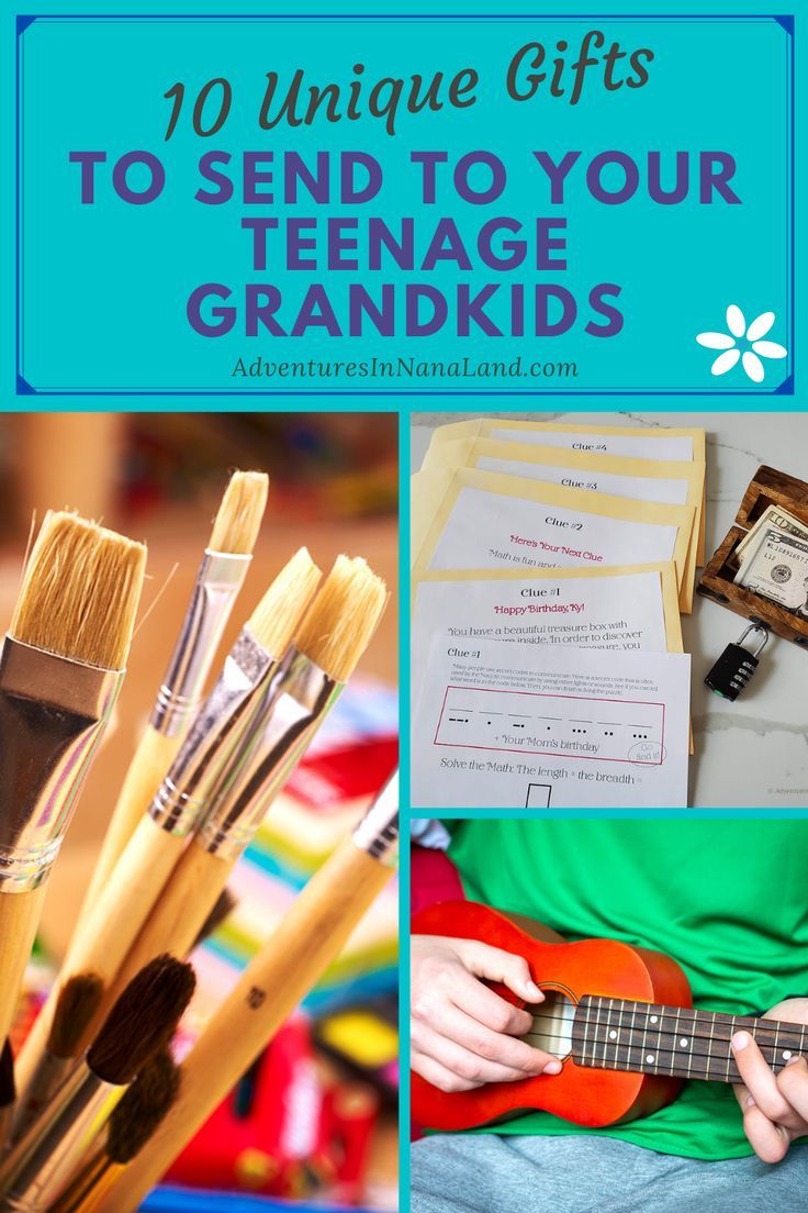 ten unique gifts to send to your teenage grandkids