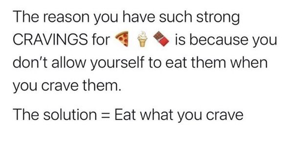 the reason you have such strong crawings for is because you don't allow yourself to eat them when you crave them