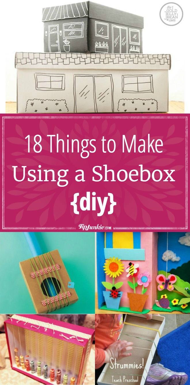 18 Things to Make Using a Shoebox {diy} via @tipjunkie Shoebox Crafts For Kids, Shoe Box Diy Crafts, Shoebox Diy, Shoebox Crafts, Shoe Box Diy, Shoe Box Crafts, Shoebox Ideas, Paper Flower Centerpieces, Easy Crafts To Sell