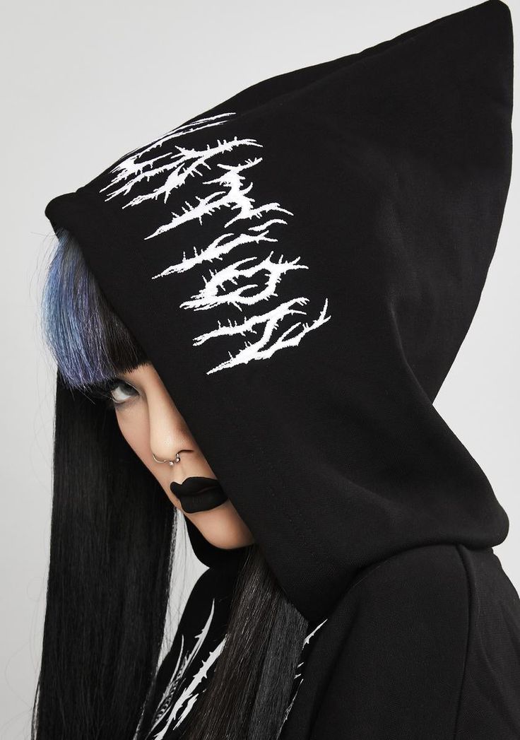 cuz the end of their world is quickly approaching… Blaze the path to afterlife in this fear striking hoodie that has a cropped fit, drawstring pulls, and brutal graphics on the front, hood N' sleeve. Black Grunge Hoodie For Alternative Fashion, Black Grunge Hoodie, Halloween Techwear Hooded Sweatshirt, Black Punk Hoodie For Alternative Fashion, Black Alternative Hoodie For Streetwear, Edgy Black Sweatshirt For Alternative Fashion, Black Alternative Style Hoodie For Streetwear, Black Punk Hooded Sweatshirt, Black Hooded Punk Sweatshirt