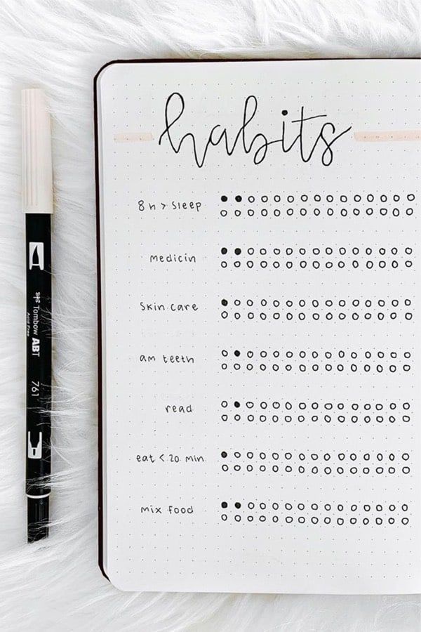 Crazy Laura, Bullet Journal Minimalist, Bullet Journal 2020, Bujo Planner, Bullet Journal Spreads, Habit Tracker Bullet Journal, Creating A Bullet Journal, Bullet Journal Tracker, Habit Trackers