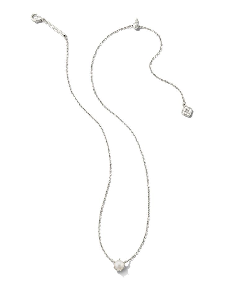 Meet your new everyday essential: the Ashton Silver Pearl Pendant Necklace in White Pearl. Featuring a petite cultured freshwater pearl on a dainty chain, this minimal style will bring the perfect touch of shimmer to your layered necklace look.Metal-Rhodium Over BrassClosure-Lobster Clasp with Single Adjustable Slider BeadSize-18" Chain, 0.35"L X 0.28"W PendantDue to the one-of-a-kind nature of the medium, exact colors and patterns may vary slightly from the image shown. Icon Jewelry, Dune Jewelry, Dainty Chain, Pearl Pendant Necklace, Minimal Style, Layered Necklace, Gold Pendant Necklace, Animal Jewelry, Silver Pearls