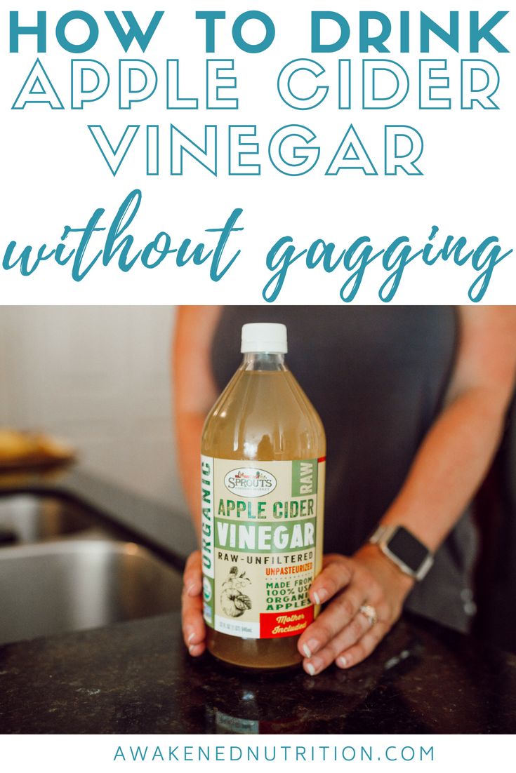 how to drink apple cider vinegar without garging - an easy way to use it