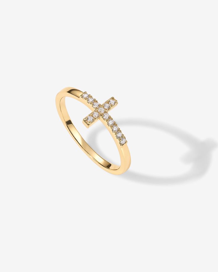 #Variant_Yellow Gold Dainty Cross Jewelry In Cubic Zirconia, Dainty Cubic Zirconia Cross Jewelry, Elegant White Gold Cross Ring, Gold Diamond Cross Ring, Diamond Cross Ring For Gift, Dainty Cross-shaped Cubic Zirconia Jewelry, Diamond Cross Rings For Gifts, Elegant Adjustable Cross Rings, Adjustable Cross Gold Ring