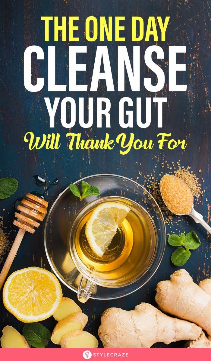 the one day cleanse your gut will thank you for lemons and ginger tea