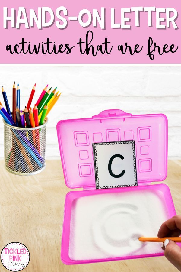 hands - on letter activities that are free