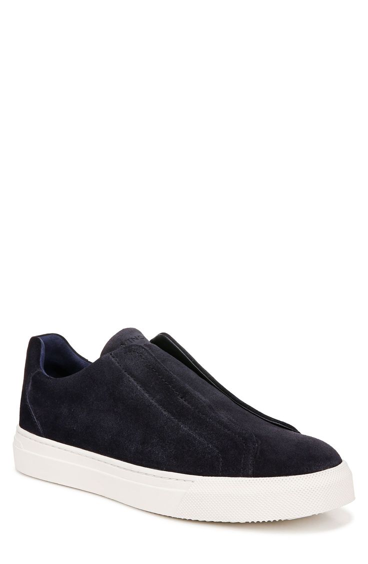 Amplify the casual refinement of your everyday look with this classic slip-on sneaker fashioned from smooth suede. Leather upper and lining/rubber sole Imported Classic Low-top Slip-ons With Suede Lining, Modern Suede Slip-on Sneakers, Modern Slip-ons With Suede Lining, Classic Slip-on Low-top Sneakers, Slip-on Sneakers With Suede Lining, Classic Slip-on Suede Sneakers, Classic Suede Slip-on Sneakers, Modern Slip-on Sneakers With Leather Sole, Suede Slip-on Low-top Sneakers