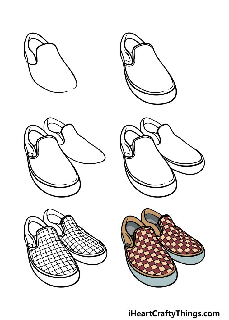 different types of slippers are shown in this drawing