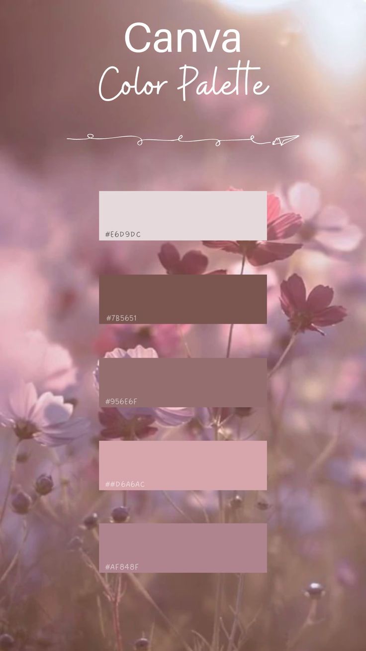 the color palette is pink, purple and white with flowers in it's center