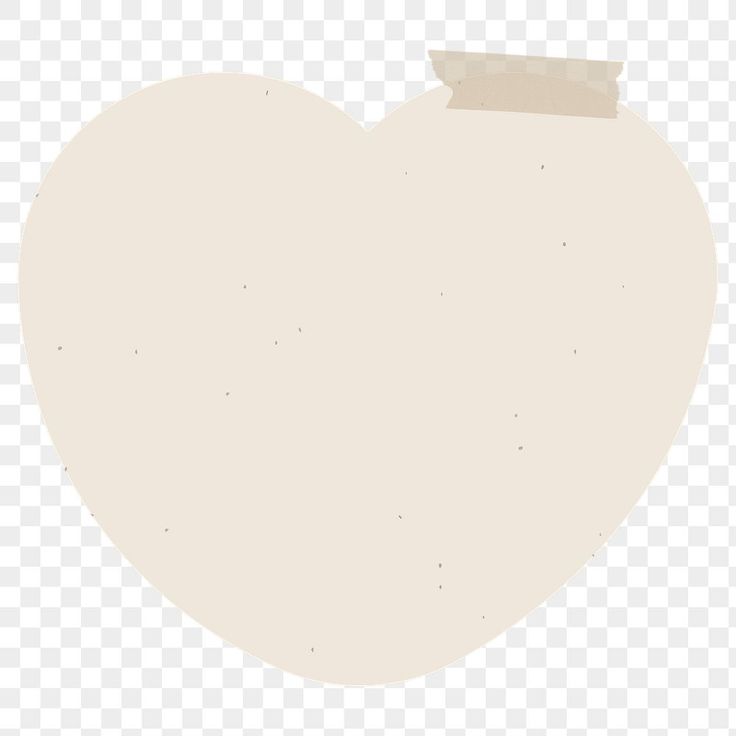 an apple with a piece of paper stuck to it's side, on a transparent background