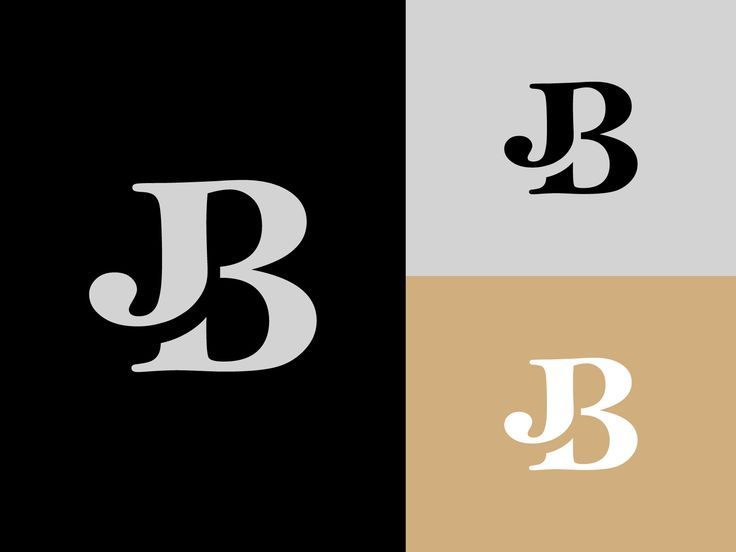 the letter b is made up of three different colors and font styles, including black, brown