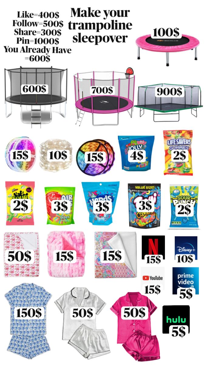 an advertisement with various items for sale