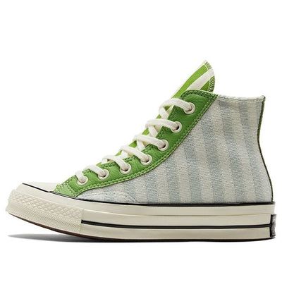 (WMNS) Converse Chuck Taylor All Star 1970s Sneakers Green/Blue 572865C (SNKR/Casual/Women's/High Top) Green High-top Sneakers With Vulcanized Sole For Spring, Vintage Green Sneakers With Vulcanized Sole, Retro High-top Spring Sneakers, Retro High-top Sneakers For Spring, Vintage Converse High-top Canvas Shoes, Green Converse High-top Sneakers For Spring, Vintage Green High-top Sneakers With Rubber Sole, Green Vintage High-top Sneakers With Rubber Sole, Vintage High-top Converse Canvas Shoes