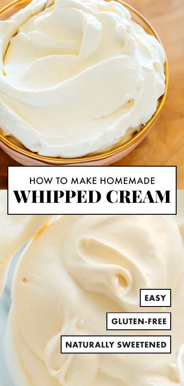 how to make homemade whipped cream