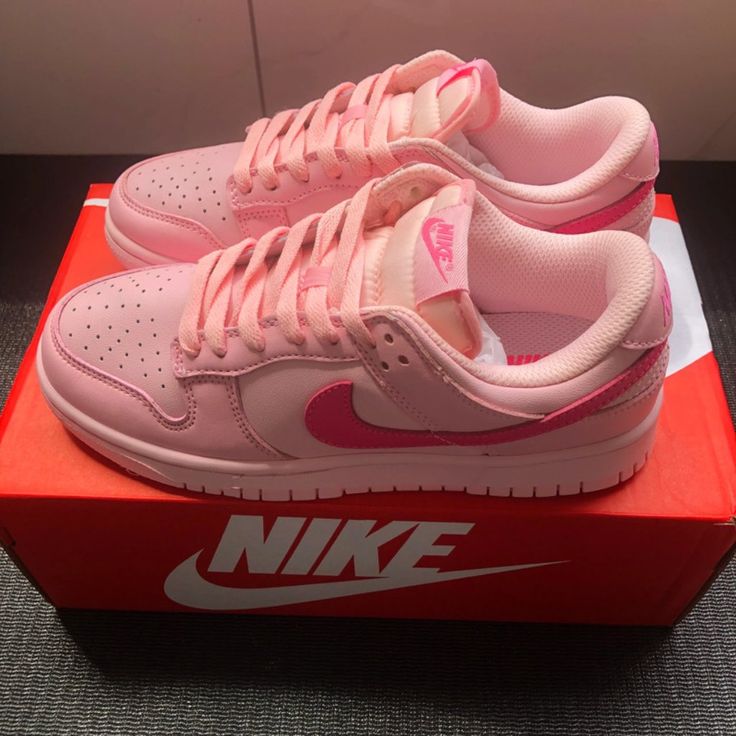 Brand New, There Are Shoe Boxes, There Is No Size You Want On The List, You Can Contact Me. Hoco Nike Shoes, Best Friend Nike Shoes, Nike Aethestic Shoes, Nike Shoes Set, Nike Air Force One Pink, Nike Air Jordans Preppy, Nike Air Shoes Women Trendy, Nike Training Shoes Pink, Preppy Cheer Shoes