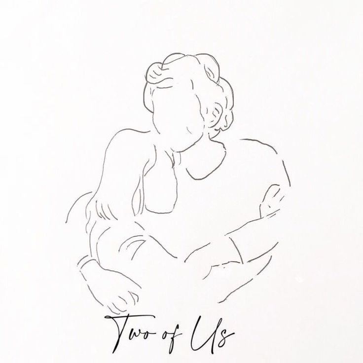 a black and white drawing of a woman holding a cell phone with the words tour of us written on it