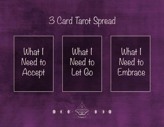 3 card tarot spread what i need to accept, what i need to let go