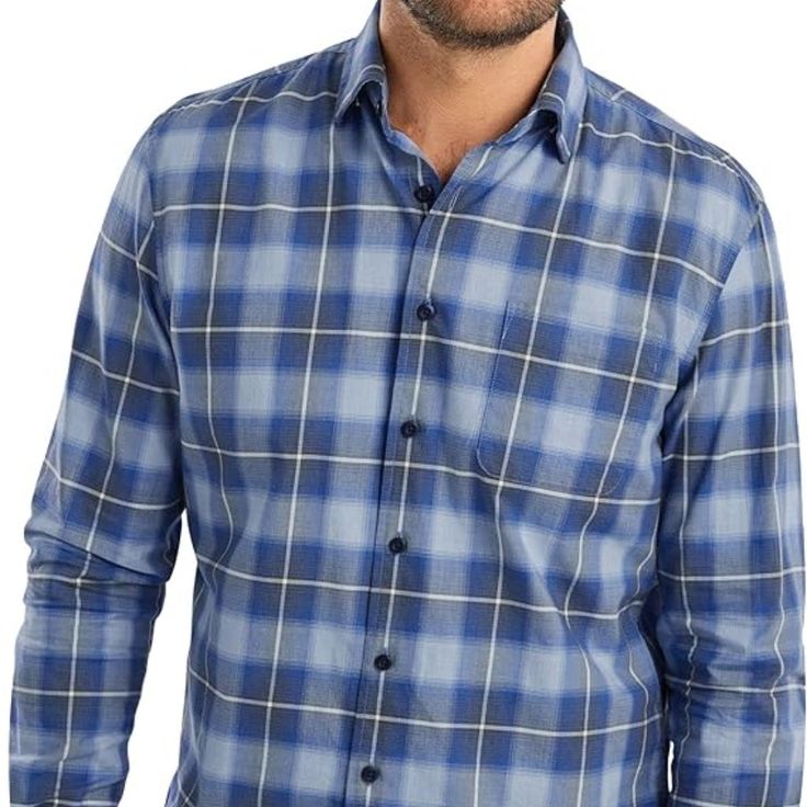 Great Deal On This One Due To Missing Tag Never Worn!' Our New Line Of Fall Button-Up Shirts Is On Point. Made With A Cotton / Spandex Blend, These Woven Shirts Are Soft, Stretchy, And Crisp- The Perfect Combo. A Dialed In Length And Lower Sitting Bottom Button To Reduce Flair. Our Signature Hangin’ Out Style Just Makes It Easy To Take It Easy. All Hangin’ Out Woven Shirts Come With Our Signature Tweener Button, Which Is Hidden Between The 2nd And 3rd Button To Bridge The Gap Between Too Buttone Take It Easy, New Line, Model Pictures, Button Down Collar, The Gap, Button Up Shirt, Casual Shirts For Men, Chest Pocket, Cotton Spandex