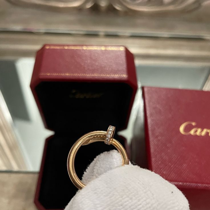 Selling This Authentic Rose Gold Cartier Nail Ring! It’s Beautiful, No Flaws. No Scratches. Like New! Only Wore A Few Times, Someone Can Make A Great Use Of It! Value Just Keeps Going Up! Comes With Authenticity Card/Certificate And Receipt. Luxury Cartier Round Cut Rings, Luxury Cartier Rings With Round Cut, Cartier Rose Gold Wedding Ring, Cartier Yellow Gold Jewelry With Prong Setting, Luxury Cartier Jewelry With Vs Clarity, Luxury Cartier Diamond Ring With Round Band, Designer Rose Gold Diamond Ring For Anniversary, Luxury Cartier Rose Gold Ring, Cartier Diamond Ring With Accents For Gift