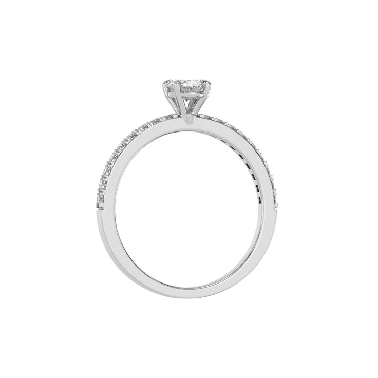 This ring is made with an oval solitaire diamond set in four-prong setting, and is complemented by a round pave diamonds band.Details: - Made to Order- Diamond Weight: 0.10 CT, 0.25 CT, 0.50 CT, 0.75 CT, 1.00 CT - Accent Diamond Weight: 0.22 CT - No Of Diamonds: 19- Diamond Type: Lab Grown Diamond (CVD, HPHT)- Focal Diamond Cut: Oval- Accent Diamond Cut: Round- Diamond Clarity: VS - Diamond Color: Colorless (DEF)- Setting Type: Prong and Pave- Band Thickness: 1.20 MM- Band Width: 1.70 MM- Metal Classic Oval Diamond Ring With Pave Setting, Oval Anniversary Rings With Side Stones, Modern Oval Diamond Ring With Pave Setting, Oval Rings With Side Stones For Anniversary, Oval Diamond Promise Ring With Side Stones, Oval Diamond Ring With Side Stones For Promise, Oval Diamond Promise Ring With Pave Setting, Oval Diamond Accented Ring For Proposal, Oval Diamond Accents Ring For Proposal