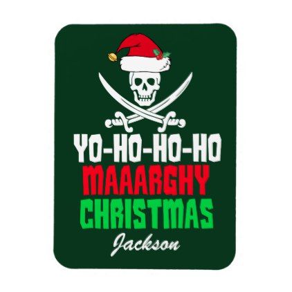 a square coaster with the words yo - ho - ho maarchy christmas written on it