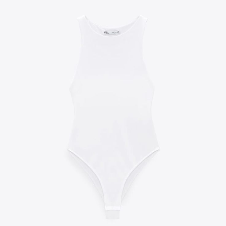 a white bodysuit on a white background