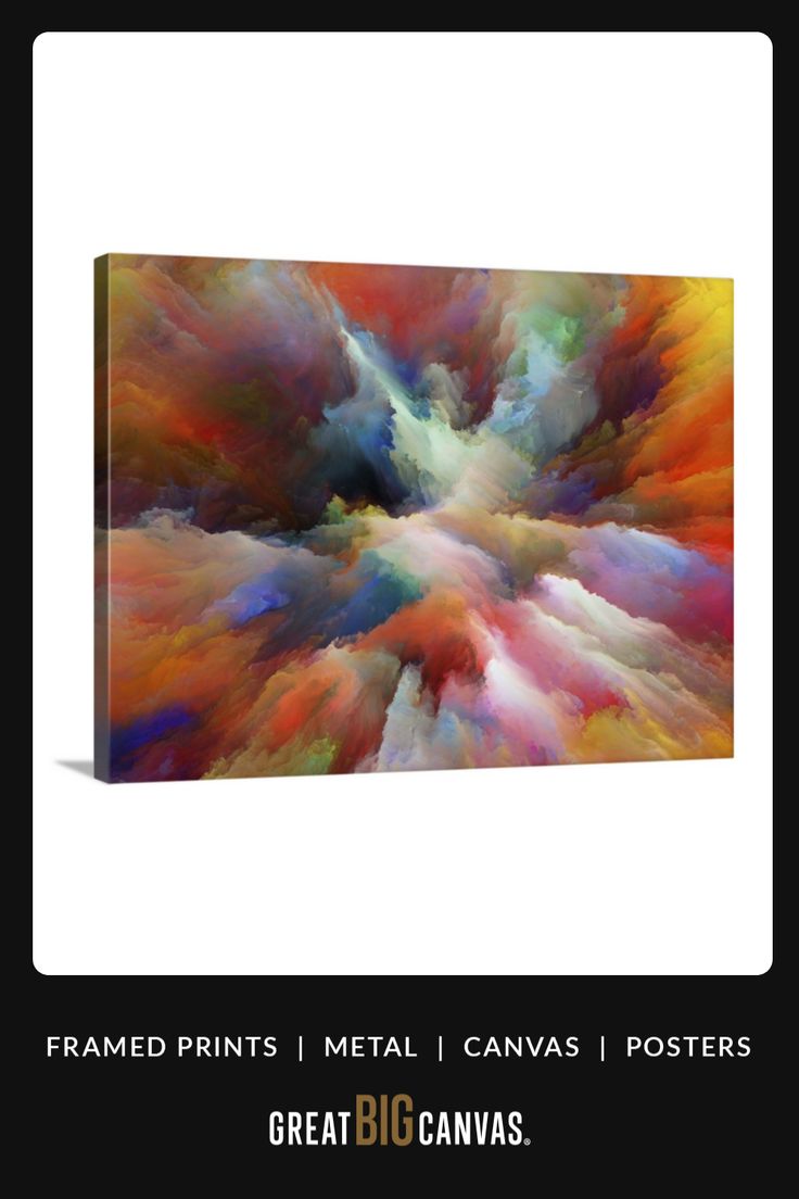 an abstract painting on canvas with the title frame prints metal canvass posters great big canvass