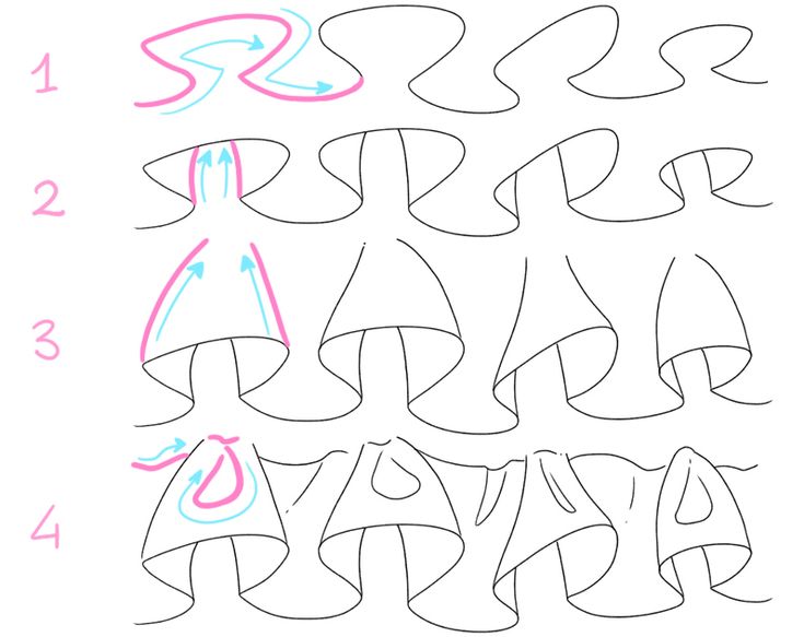 how to draw the letters and numbers in different ways with this step - by - step drawing