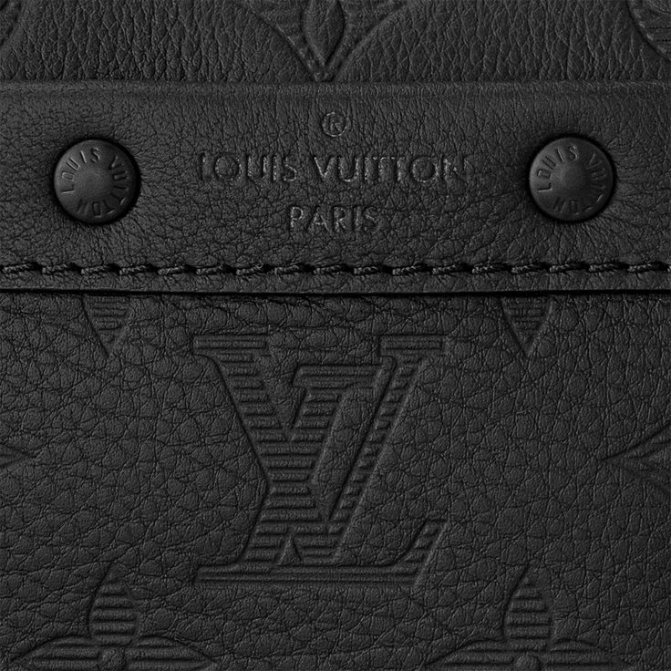 LOUIS VUITTON® - Alpha Wearable Wallet - Black Black Formal Wallet With Embossed Logo, Louis Vuitton Wallets, Black Wallets With Engraved Logo For Everyday Use, Designer Black Wallets With Leather Lining, Formal Black Wallets With Engraved Logo, Black Luxury Rectangular Wallet, Designer Black Wallet With Embossed Logo, Black Rectangular Wallet With Engraved Logo, Black Business Wallets With Embossed Logo