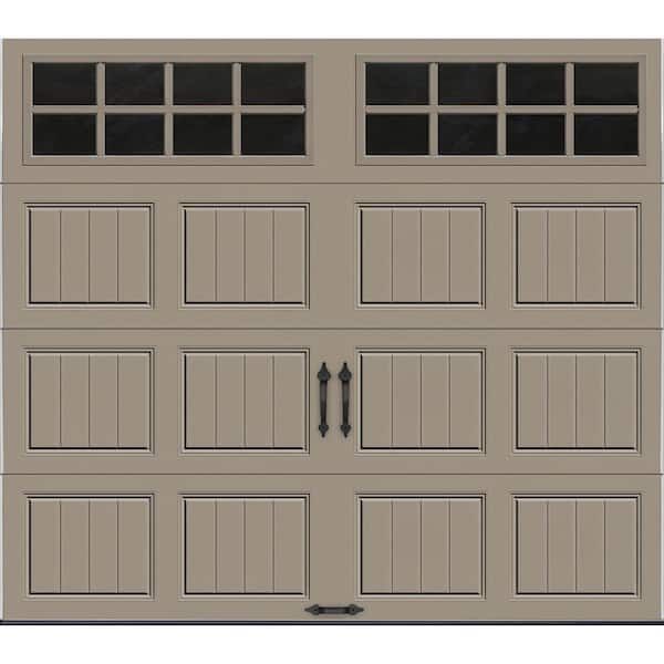 an image of a garage door with windows