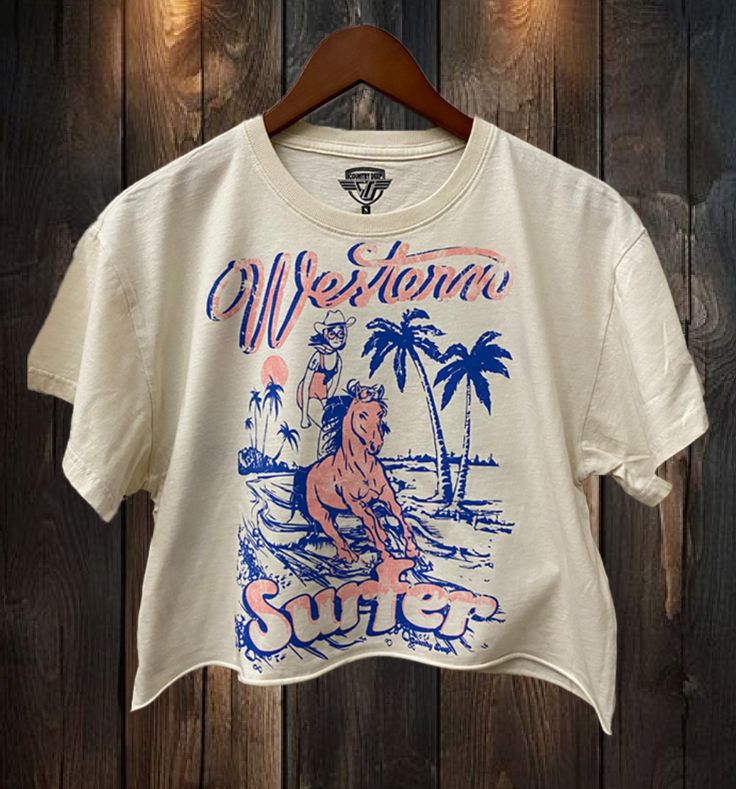 Western Surfer OVERSIZED 80's throwback Cropped T- shirt available in Natural color This Crop Jersey Tee slides right into streetwear style for Summer and Winter.. With oversized sleeves and a relaxed body, this on-trend tee drops a little lower in the back for an effortlessly cool feel. Fabricated from ultra-soft, lightweight Airlume cotton that's fit to flatter, this looser crop features a finished hem and neck binding.Features: Finished hem. Oversized sleeves. Neck binding. Relaxed body.Fabrication: 100% Airlume combed and ring-spun cotton Sizing- Small -15 inches neck to bottom- 21 inches wide Medium- 16 inces neck to bottom- 22 inches wide Large- 17 inches neck to bottom- 23 inches wide X-Large- 18 inches neck to bottom-24 inches wide Oversized Sleeves, Oversize Sleeves, Crop T Shirt, Streetwear Style, Jersey Tee, Crop Tshirt, Natural Color, Streetwear Fashion, Spun Cotton