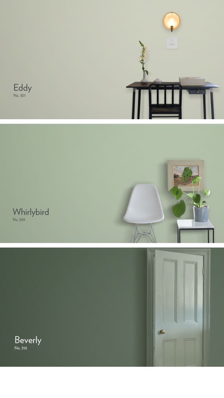 The new 2022 Farrow and Ball Colour palette includes three new green colours that will influence the way we decorate our homes for years to come. Light Green Rooms, Light Green Walls, Green Wall Color, Room Color Combination, Wall Color Combination, Living Room Wall Color, Room Wall Colors, Decor Ideas Bedroom, Desain Furnitur Modern